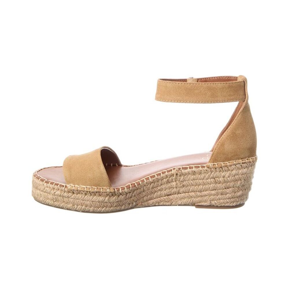 Franco Sarto Pela Sandstone Suede & Canvas Sandal, Beige - Picture 2 of 5